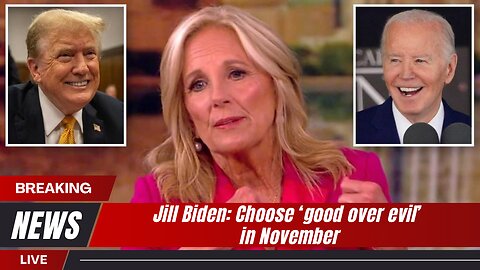 Jill Biden DESTROYS Trump and Calls Voters to Choose 'Good Over Evil' | News Today | USA