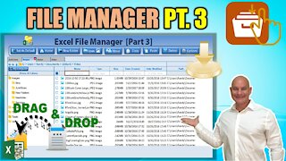 Create this Excel File manager, with Drag & Drop File Management [Part 3]