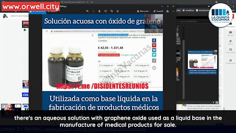 La Quinta Columna on aqueous graphene oxide solution for sale on AliExpress