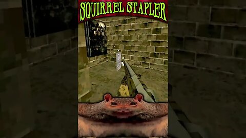 Secrets of Squirrel Forest include Violent Rodents | Squirrel Stapler #shorts #horrorgaming