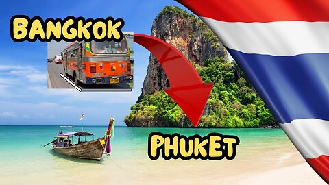 🇹🇭 Bus Traveling in Thailand | Bangkok to Phuket travel vlog #phuket #travelvlog