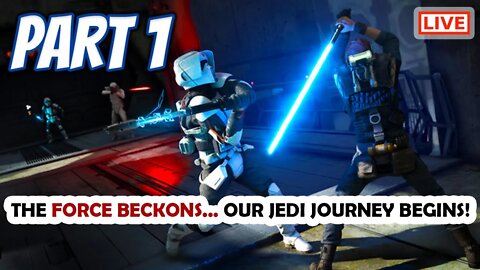STAR WARS Jedi: Fallen Order PC Playthrough Part 01: The Force Beckons... Our Jedi Journey Begins!