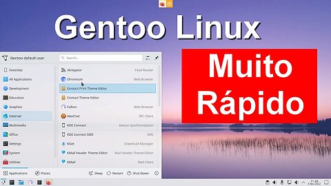 Gentoo Linux versátil, rápido e gratuito. Voltada para desenvolvedores e profissionais de rede