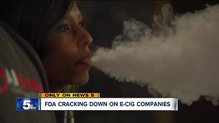 FDA taking action against e-cigarette companies marketing to underage smokers with new campaign