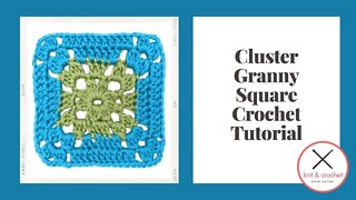 Left Hand Motif of the Month April 2015: Cluster Granny Square Crochet Tutorial