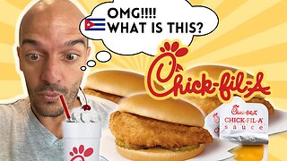 CUBAN Tries CHICK-FIL-A for First Time EVER! 🇨🇺🇺🇸