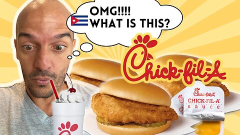 CUBAN Tries CHICK-FIL-A for First Time EVER! 🇨🇺🇺🇸