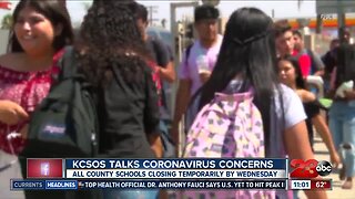 KCSOS talks about coronavirus concerns in Kern County