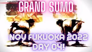 👍 Day 04 Nov 2022 of the Grand Sumo Tournament in Fukuoka Japan with English Commentary | The J-Vlog