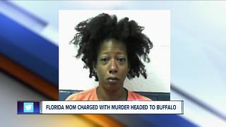 Police: Florida mother charged with murder was headed to Buffalo
