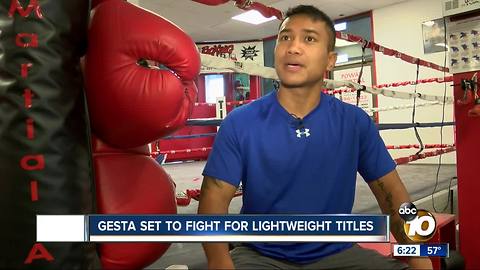 Gesta set to fight for lightweight titles