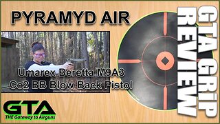 GTA GRiP REVIEW – Beretta M9A3 Co2 BB Pistol PT II - Gateway to Airguns Airgun Review