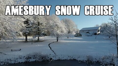Late Snow in Amesbury, MA via DJI Phantom 4 V2.0