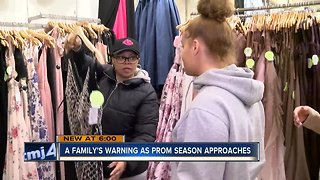 A family's warning as prom season approaches