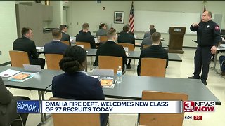 Omaha Fire Department welcomes new recruits