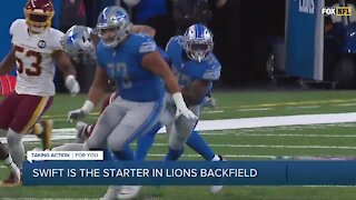 D'Andre Swift is the starter in the Lions backfield going forward