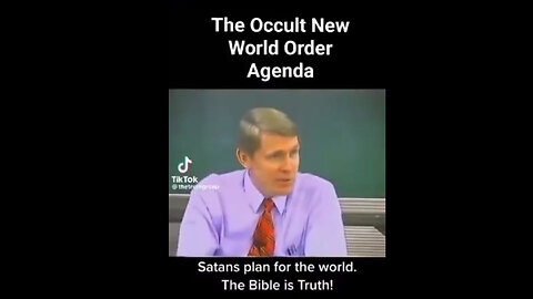 The Occult New World Order Agenda