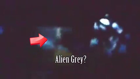 Gray people walk around the area after a UFO lands in the middle of the night [Space]