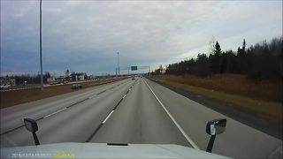 Driver miraculously unharmed as vehicle drifts into highway median