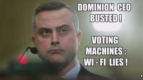 WI-FI LIE DOMINION CEO PURGURY! PULITZER'S PROOF! TRUMP MILITARY OPTION! BOMB+PRINTING PRESS ARSEN!