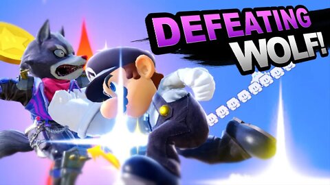 BEAT WOLF with Mario in Smash Ultimate! ft. Dark Wizzy