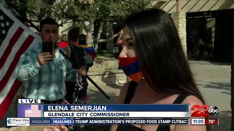 Armenians from Bakersfield and Glendale Protest Outside Congressman Kevin McCarthy's Office