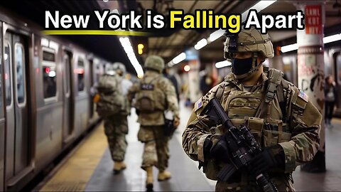 Army Troops, NG Take Over the NYC Subway Turnstiles