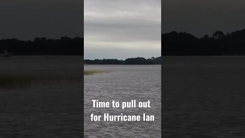 Pulling Boats Out Hurricane Ian Stono River Charleston