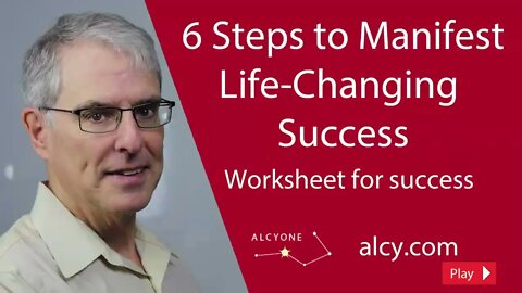 8. 6 Steps to Manifest Life changing Success Worksheet