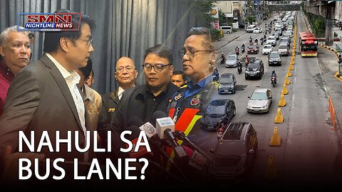 Umano'y pagkakahuli kay Sen. Revilla sa EDSA bus lane, iimbestigahan ng MMDA