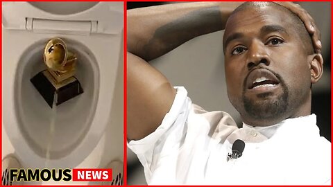 Kanye West Pisses On A Grammy | Famous News