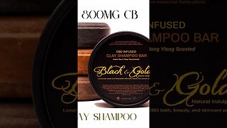 Natural and handmade CBD Shampoo Bars -Black & Gold Natural Indulgence (BGNI) CBD Skincare