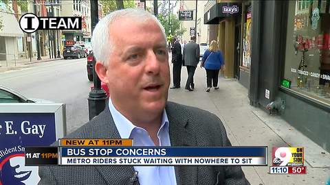 I-Team: Most Metro riders have nowhere to sit while waiting for the bus