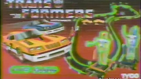 1985 Transformers Electric Racing Glow in the Dark Commercial