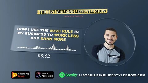 How I Use the 80/20 Rule In My Business To Work Less And Earn More