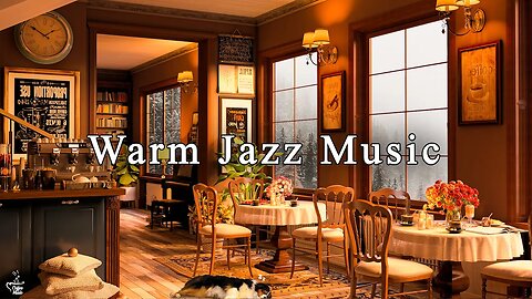 Smooth Jazz Music for Relax, Study ☕ Cozy Coffee Shop Ambience ~ Relaxing Jazz Instrumental Music