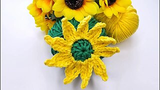 Wow!🥰 Super easy, very useful crochet beautiful flower motif #knitting #crochet