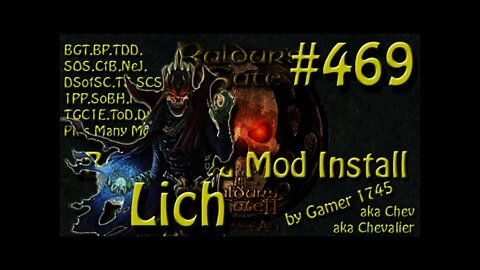 Let's Play Baldur's Gate Trilogy Mega Mod Part 469 Lich at the Gates!