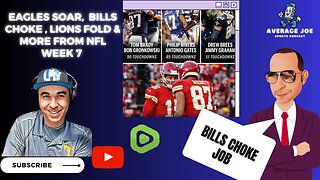 Eagles Soar, Bills Choke, Lions Fold, Lamar Jackson Explodes & much more