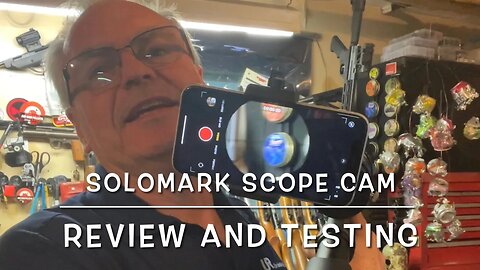 Solomark smartphone scope cam mount. Review and testing, really cool!