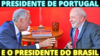 PRESENTE E FUTURO - Presidente de Portugal se encontra com Lula