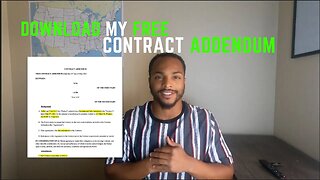 How to fill out a Contract Addendum (Free Download Included) #steps2success #realestatecontracts #us