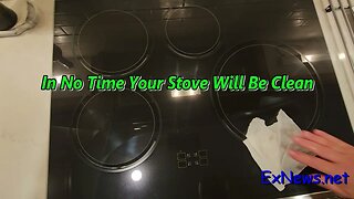 No Soap Stovetop Cleaning Using Two Paper Towels And Water - Save Money Tips