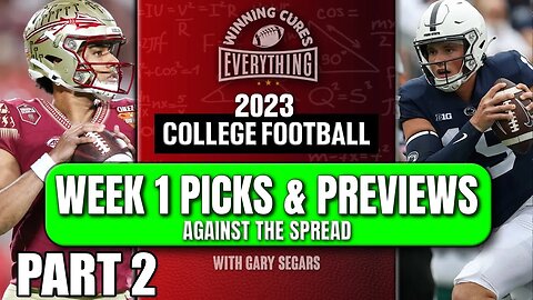 College Football Week 1 Predictions (Part 2) | Penn State | Florida State | Texas Tech | Tulane, etc