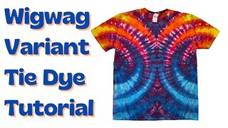 Tie-Dye Pattern: Wigwag Variant Side Fanfold HWI (Hot Water Irrigation)