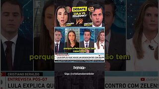 🥊Debate: Lula vs Zelensky | Amanda Klein vs Cristiano Beraldo #shorts #lula #zelensky