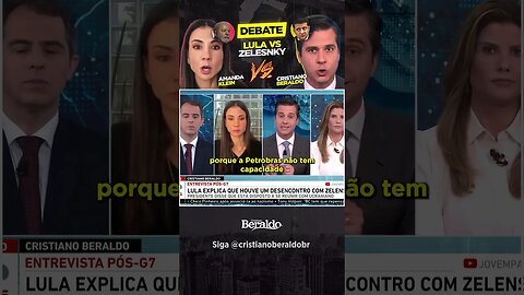 🥊Debate: Lula vs Zelensky | Amanda Klein vs Cristiano Beraldo #shorts #lula #zelensky