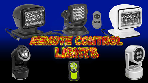 Remote Control Spotlights with Custom Features Fit for Your Application