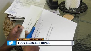 Tips for traveling with a food allergy