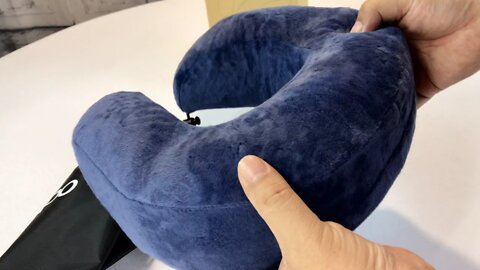 Travel Memory Foam Cooling Gel Neck Pillow Review